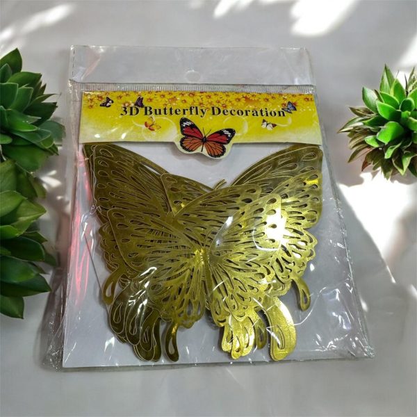 3D Hollow Butterfly Wall Stickers – Kids Room & Home Decoration DIY