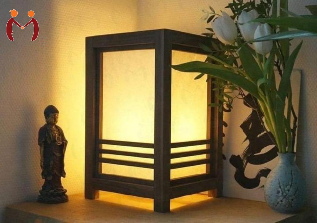 Modern Design 3D Laser Cut Wooden Table Lamp – Artistic Lighting for Elegant Spaces